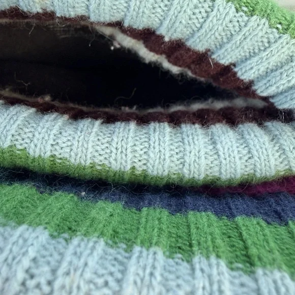 Coach Tatum Suede Legacy Striped Knit Boots size 7 - Picture 6 of 14